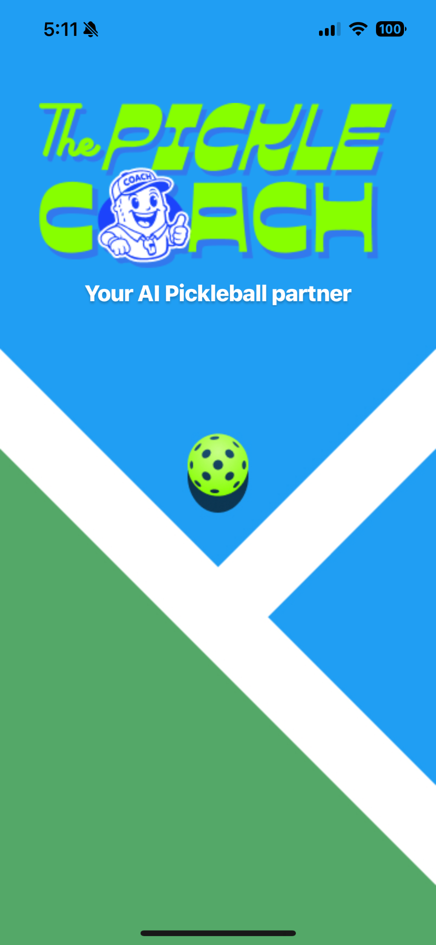 Pickle Coach splash screen